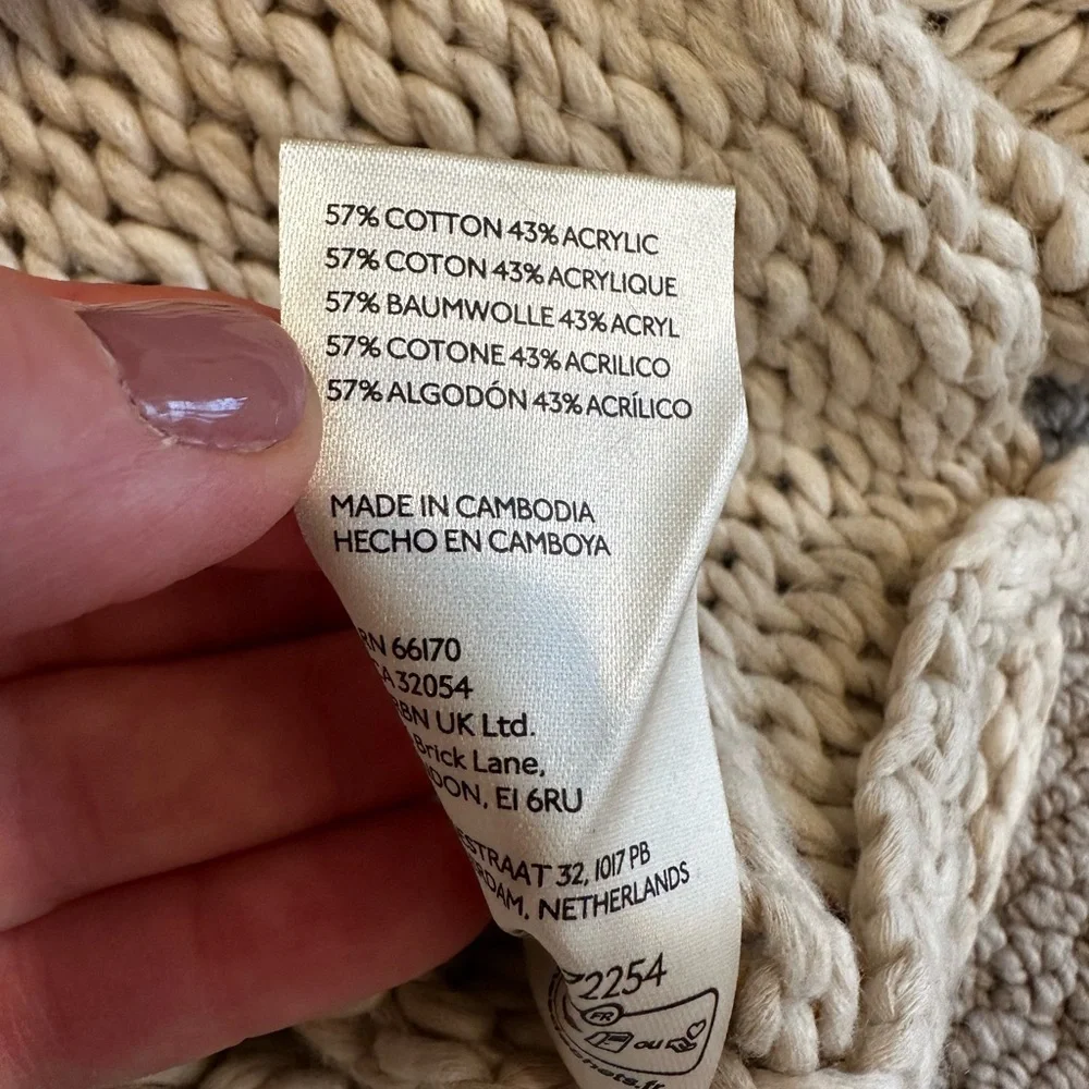 Free People Opal Rollneck Knit Sweater M - Picture 6 of 6